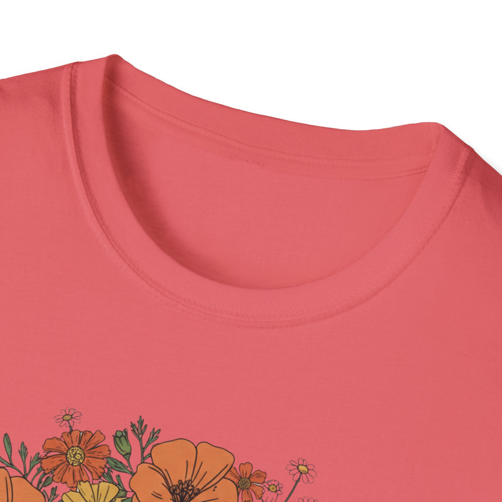 Still Growing Still Glowing Floral T-Shirt