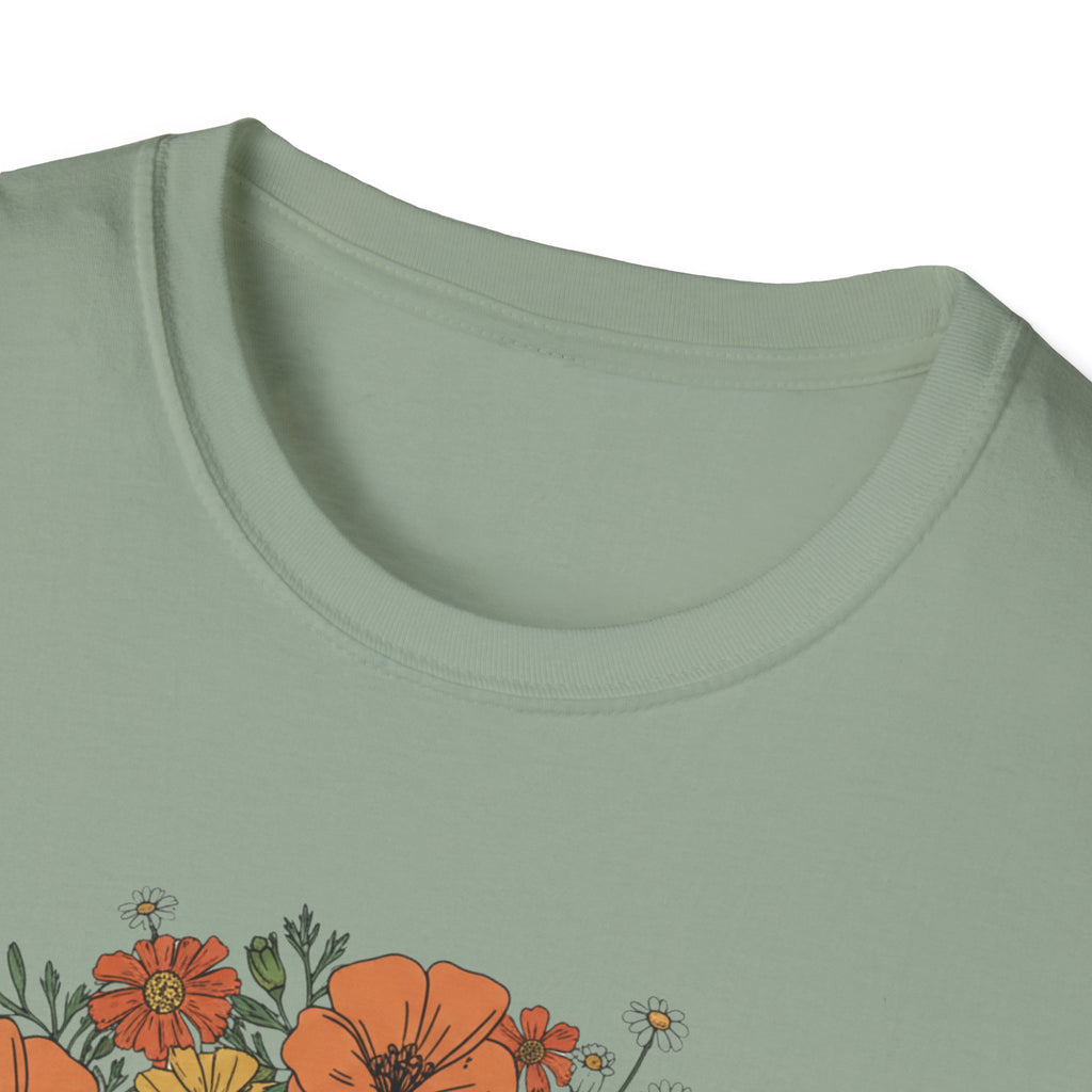 Still Growing Still Glowing Floral T-Shirt