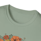 Still Growing Still Glowing Floral T-Shirt