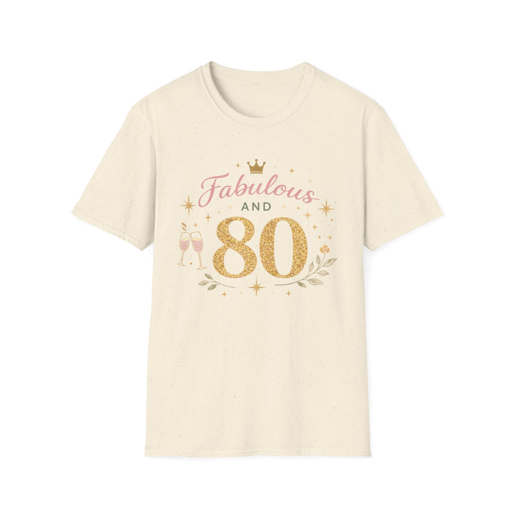 Fabulous and 80 Birthday T-Shirt
