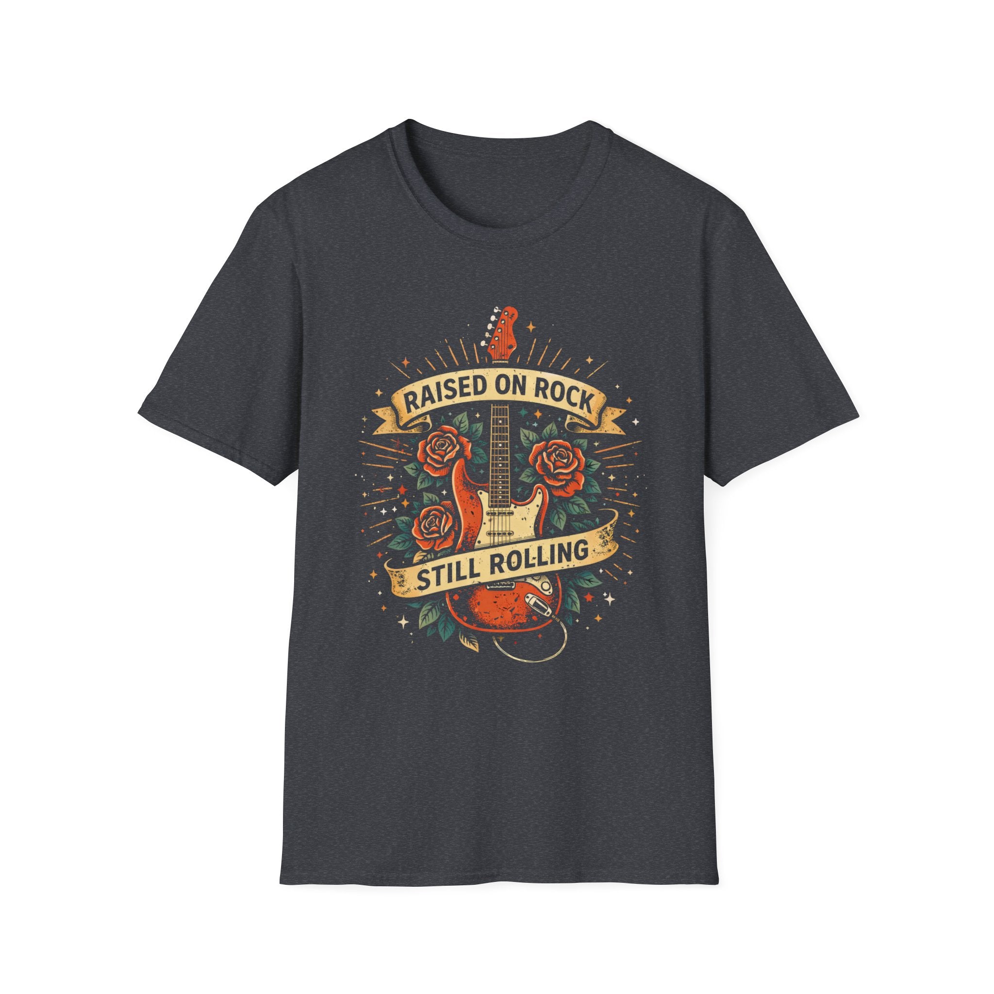 Raised On Rock Guitar T-Shirt