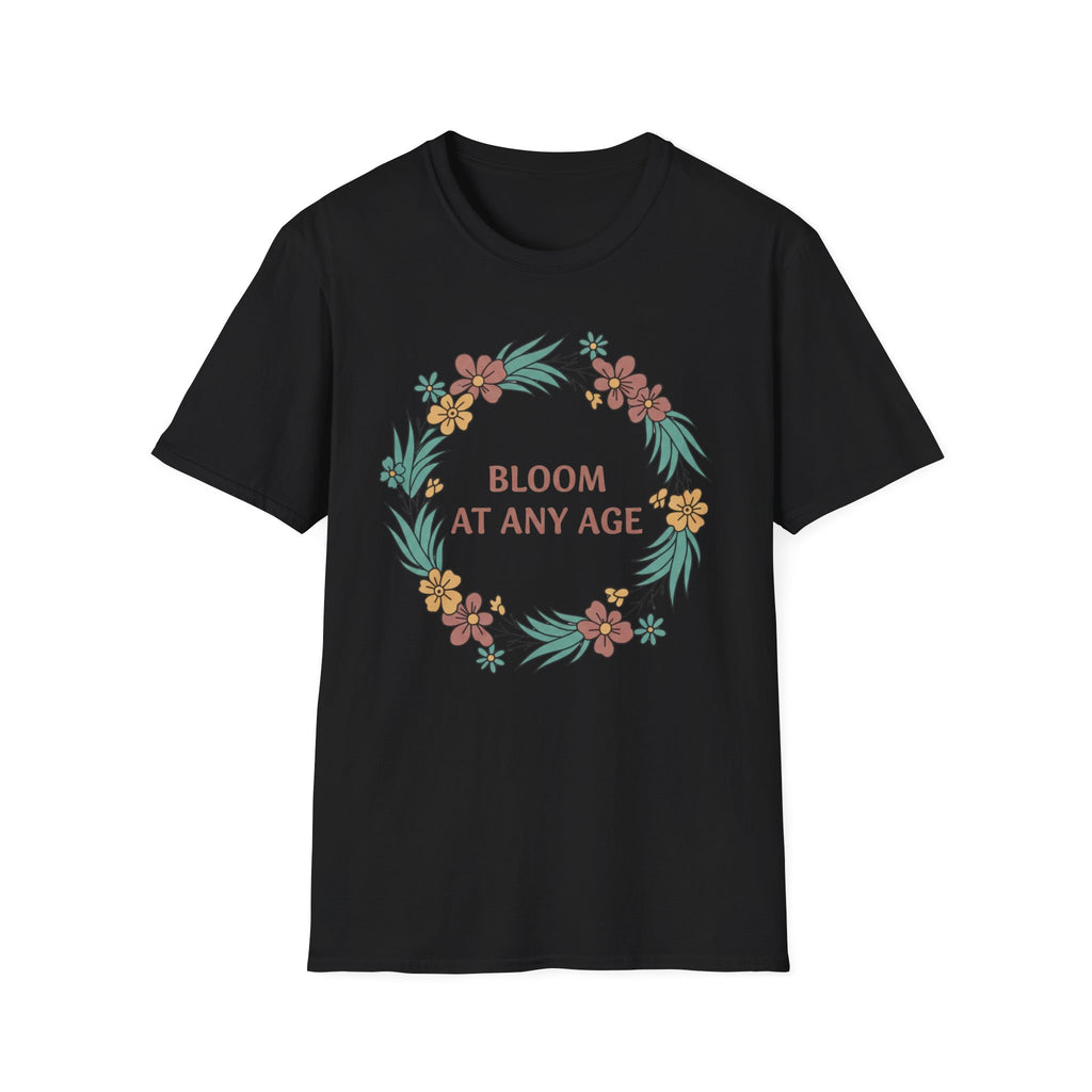 Bloom At Any Age Floral T-Shirt