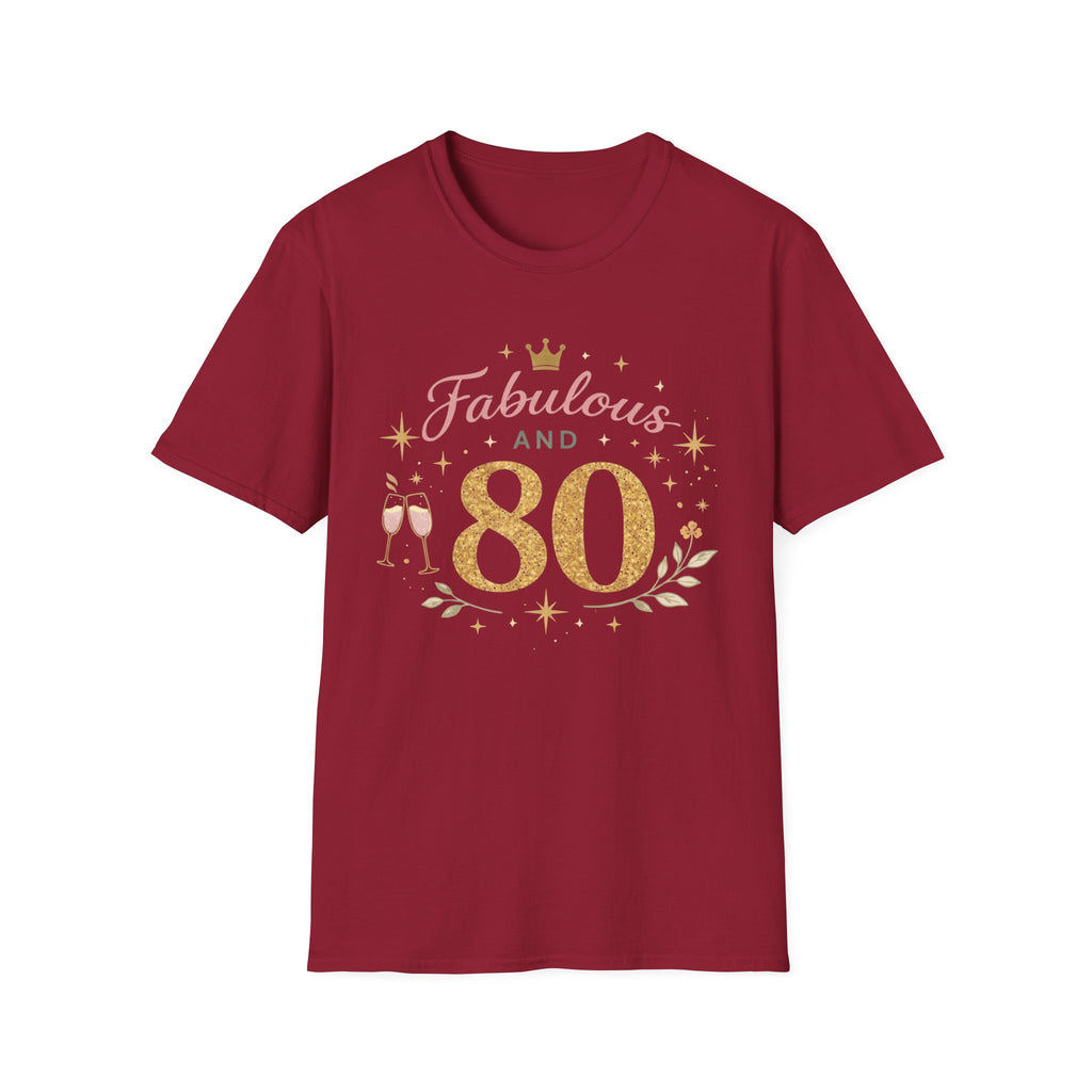 Fabulous and 80 Birthday T-Shirt
