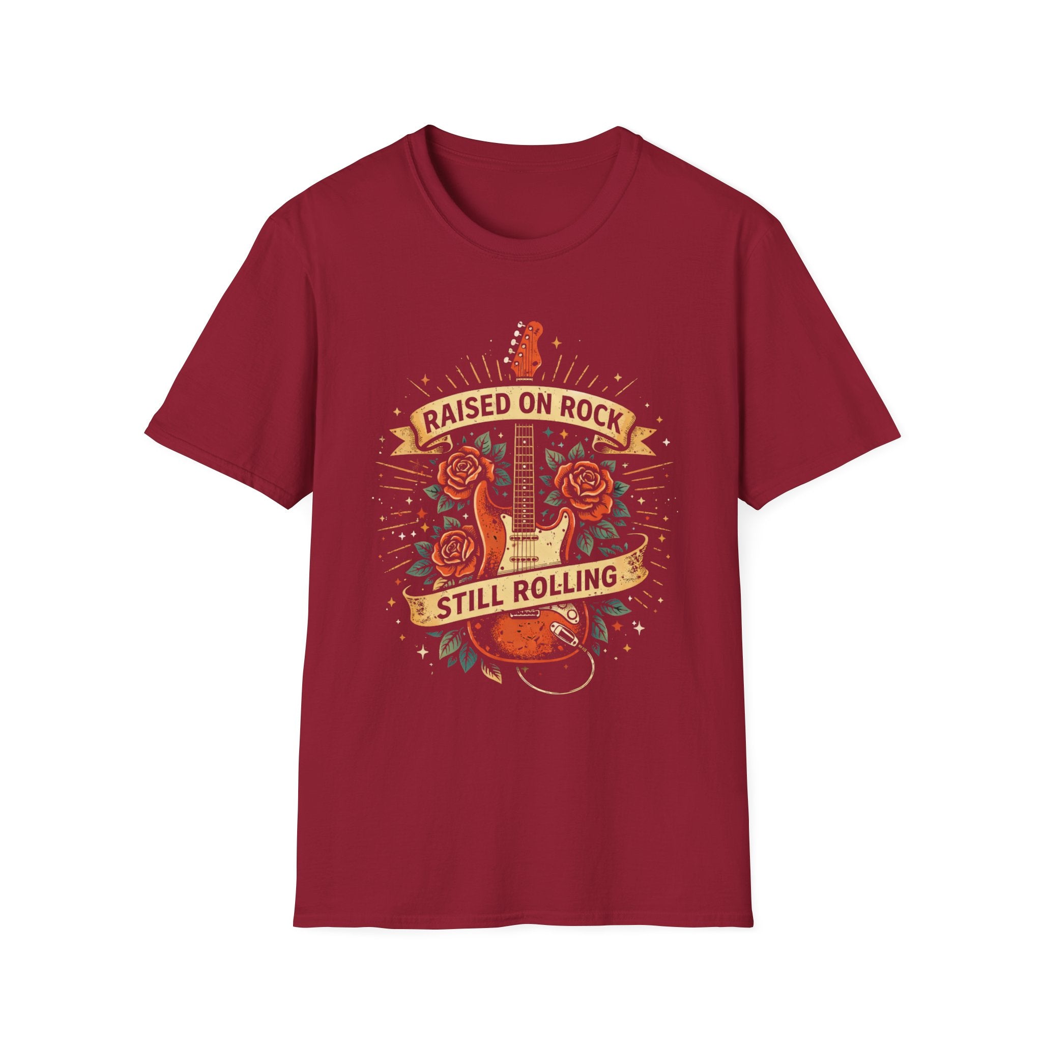 Raised On Rock Guitar T-Shirt