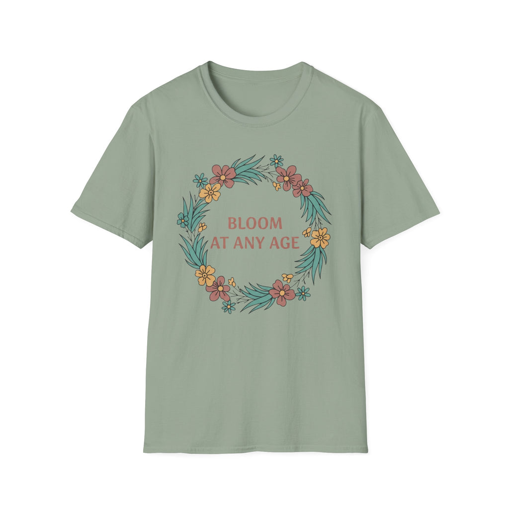 Bloom At Any Age Floral T-Shirt