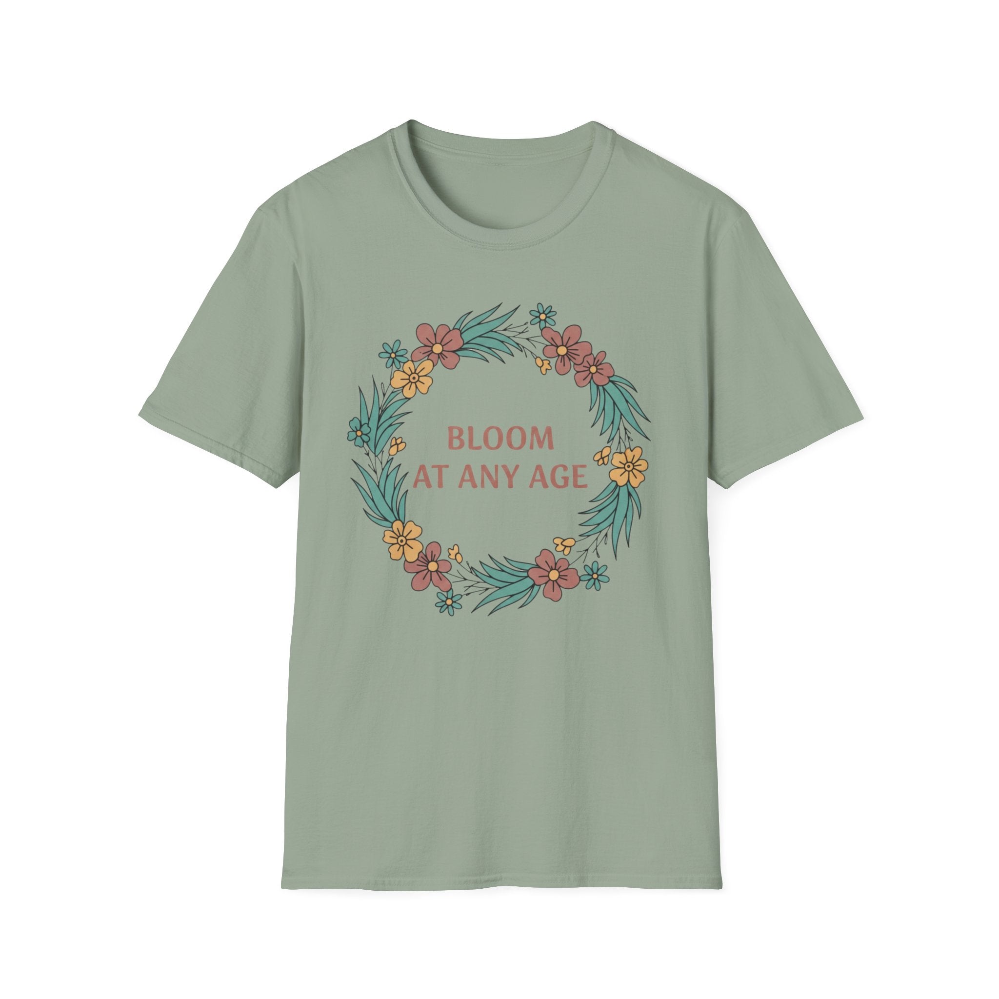 Bloom At Any Age Floral T-Shirt