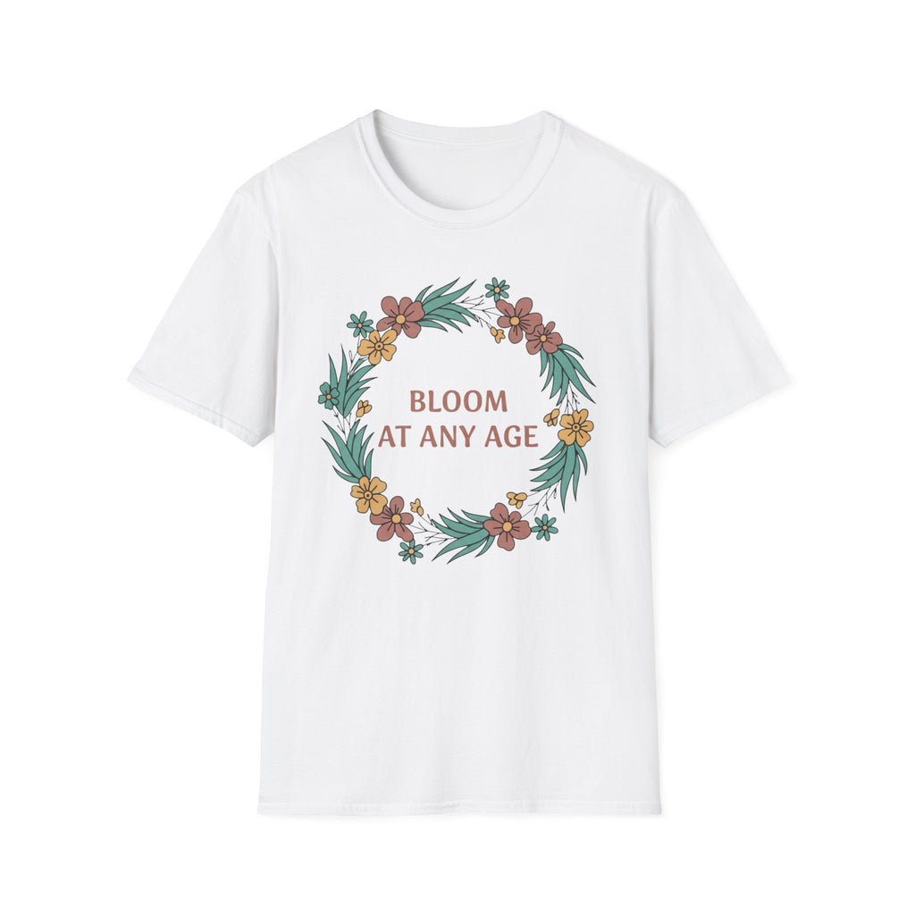 Bloom At Any Age Floral T-Shirt