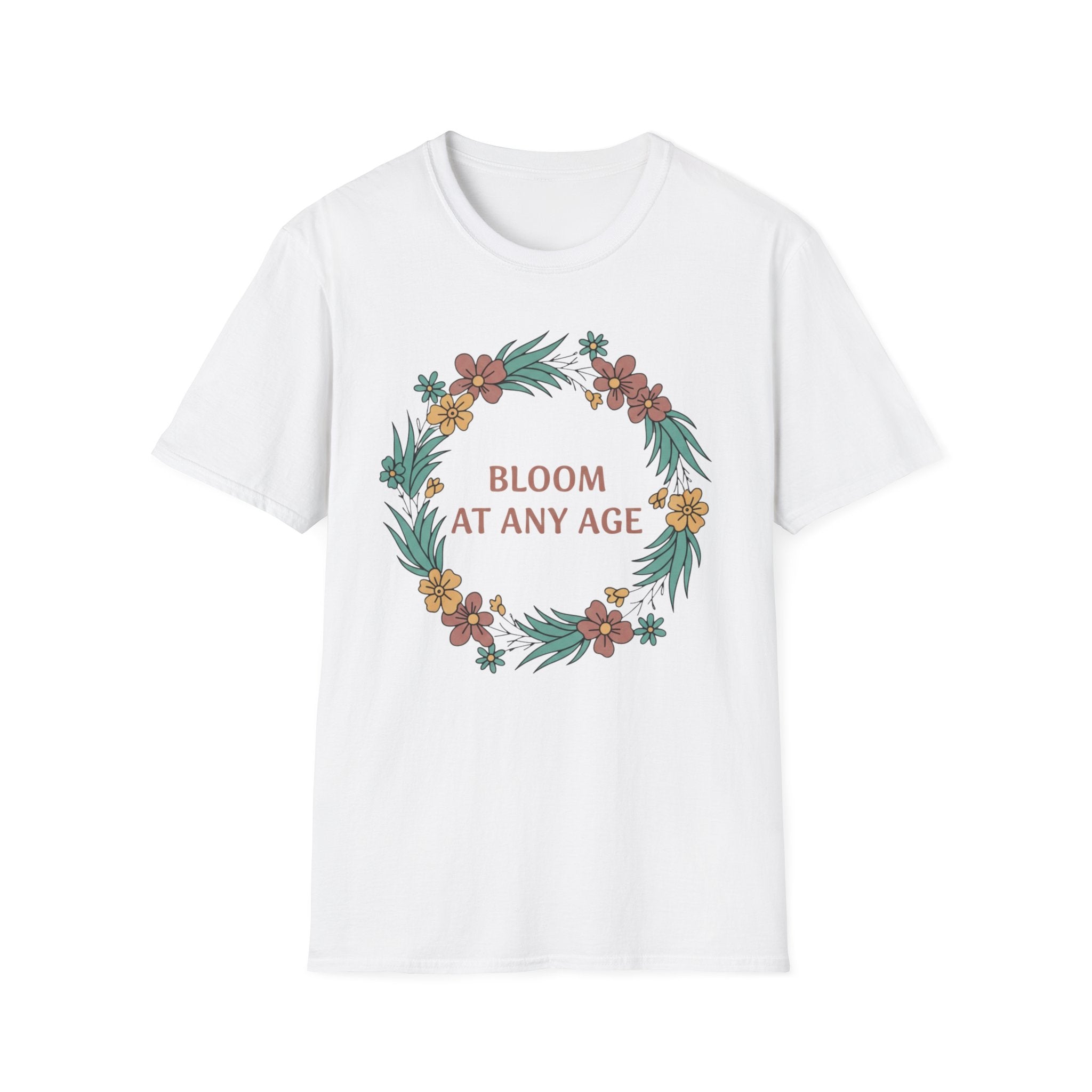 Bloom At Any Age Floral T-Shirt