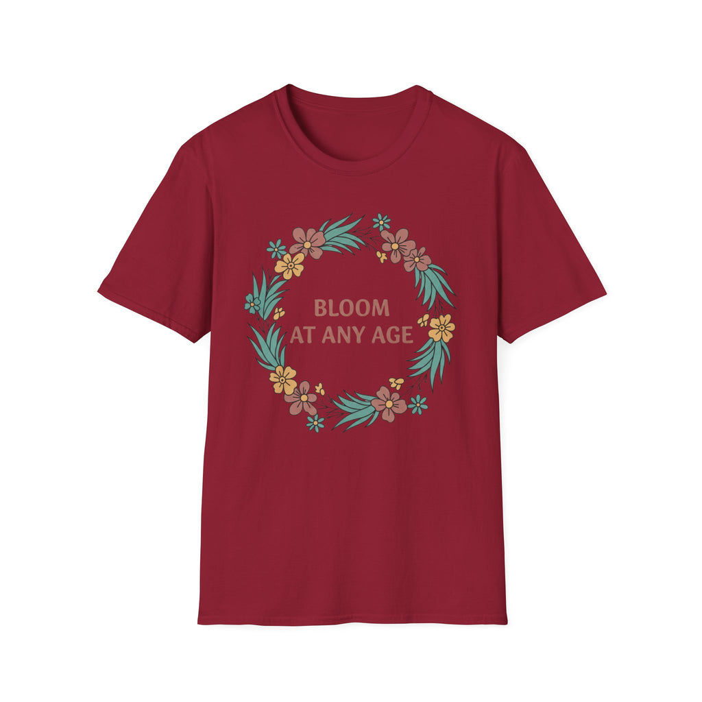 Bloom At Any Age Floral T-Shirt