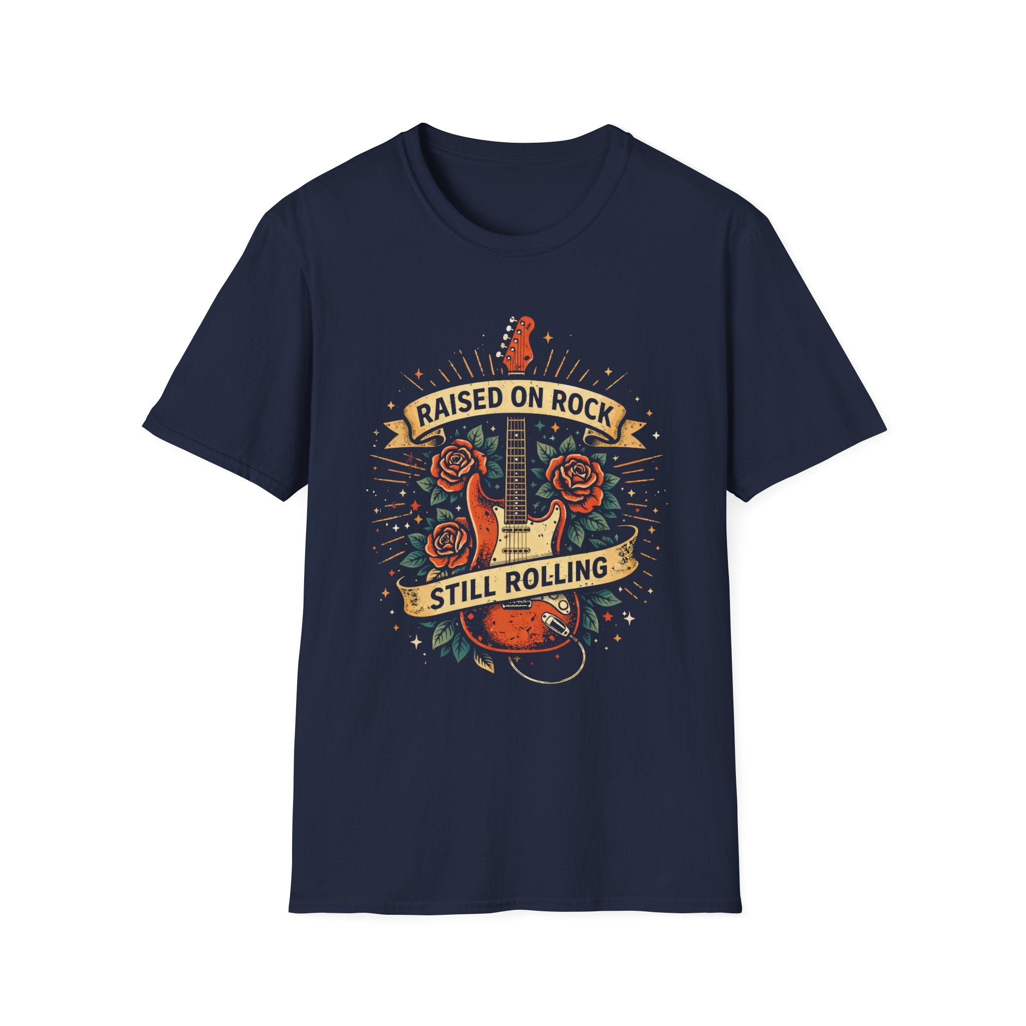 Raised On Rock Guitar T-Shirt
