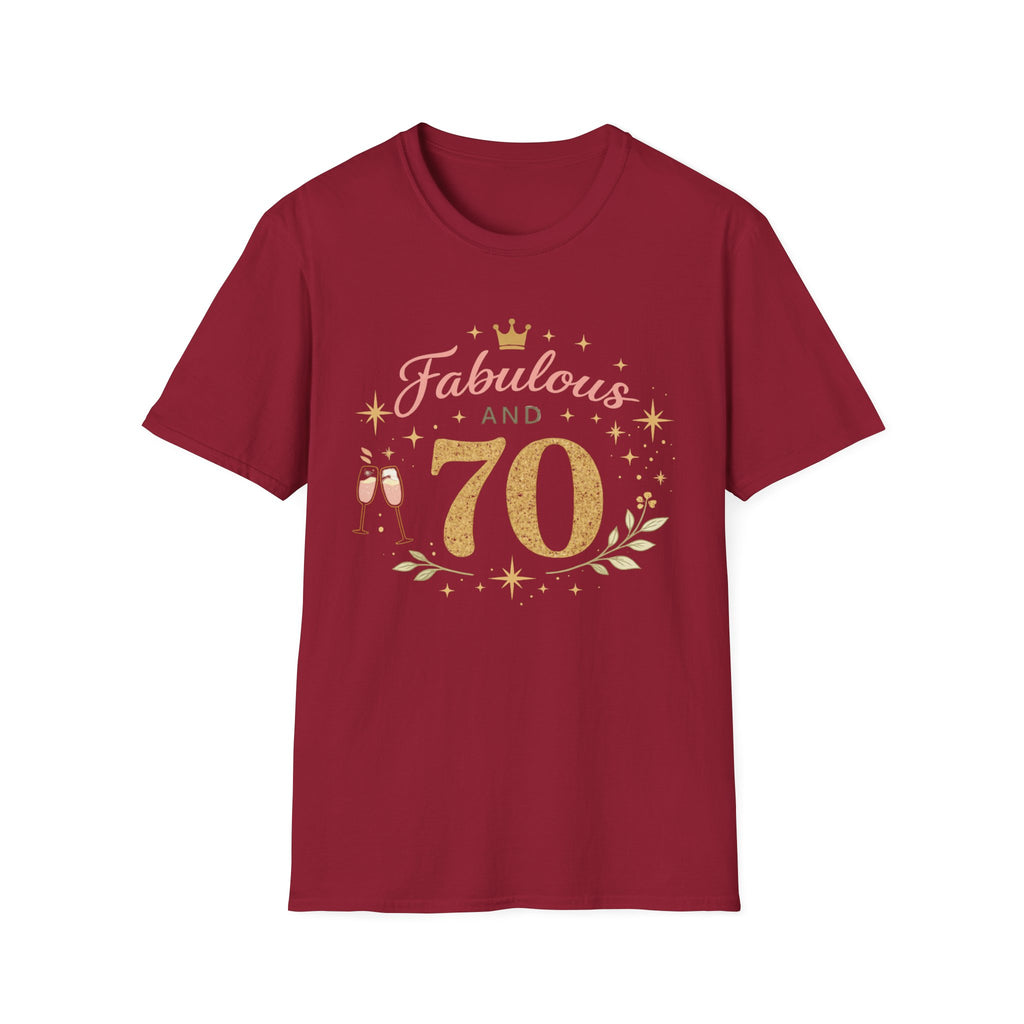 Fabulous and 70 Birthday T-Shirt